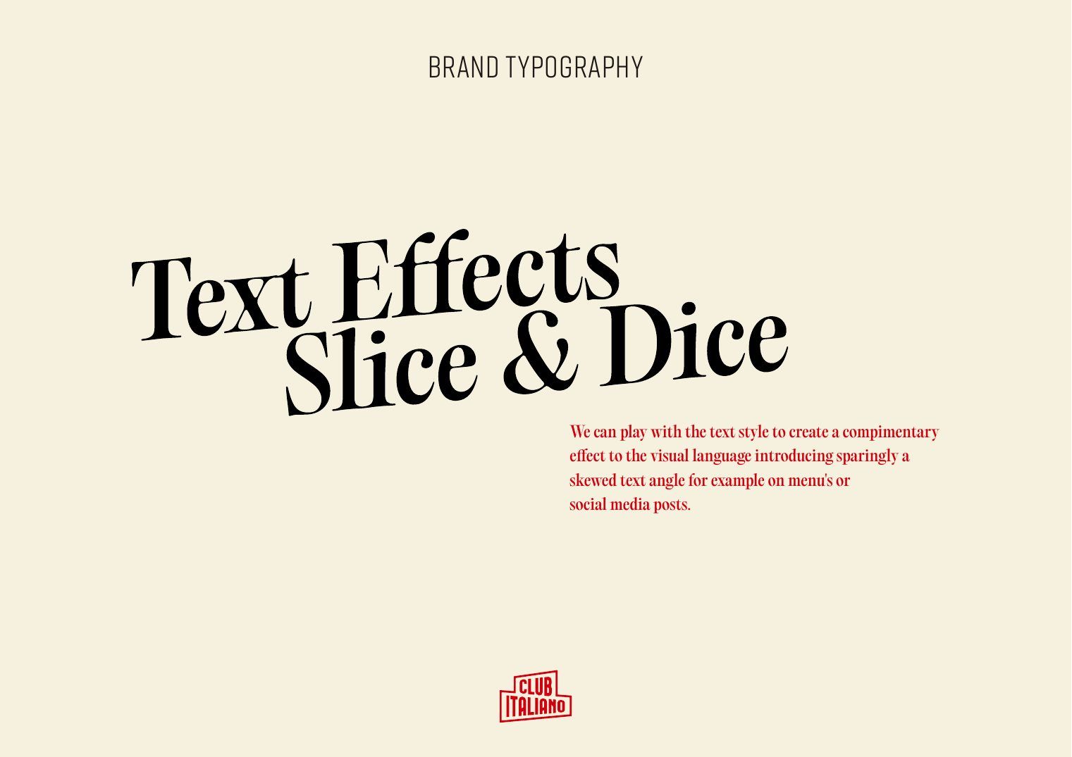 Text effects