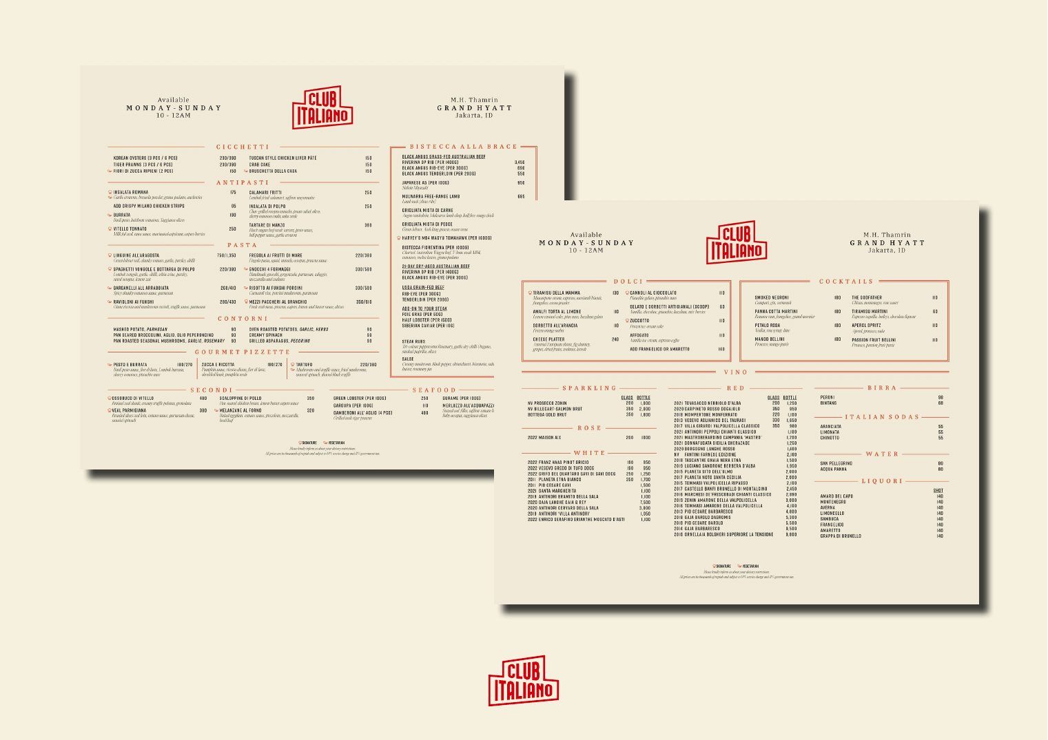 Menus