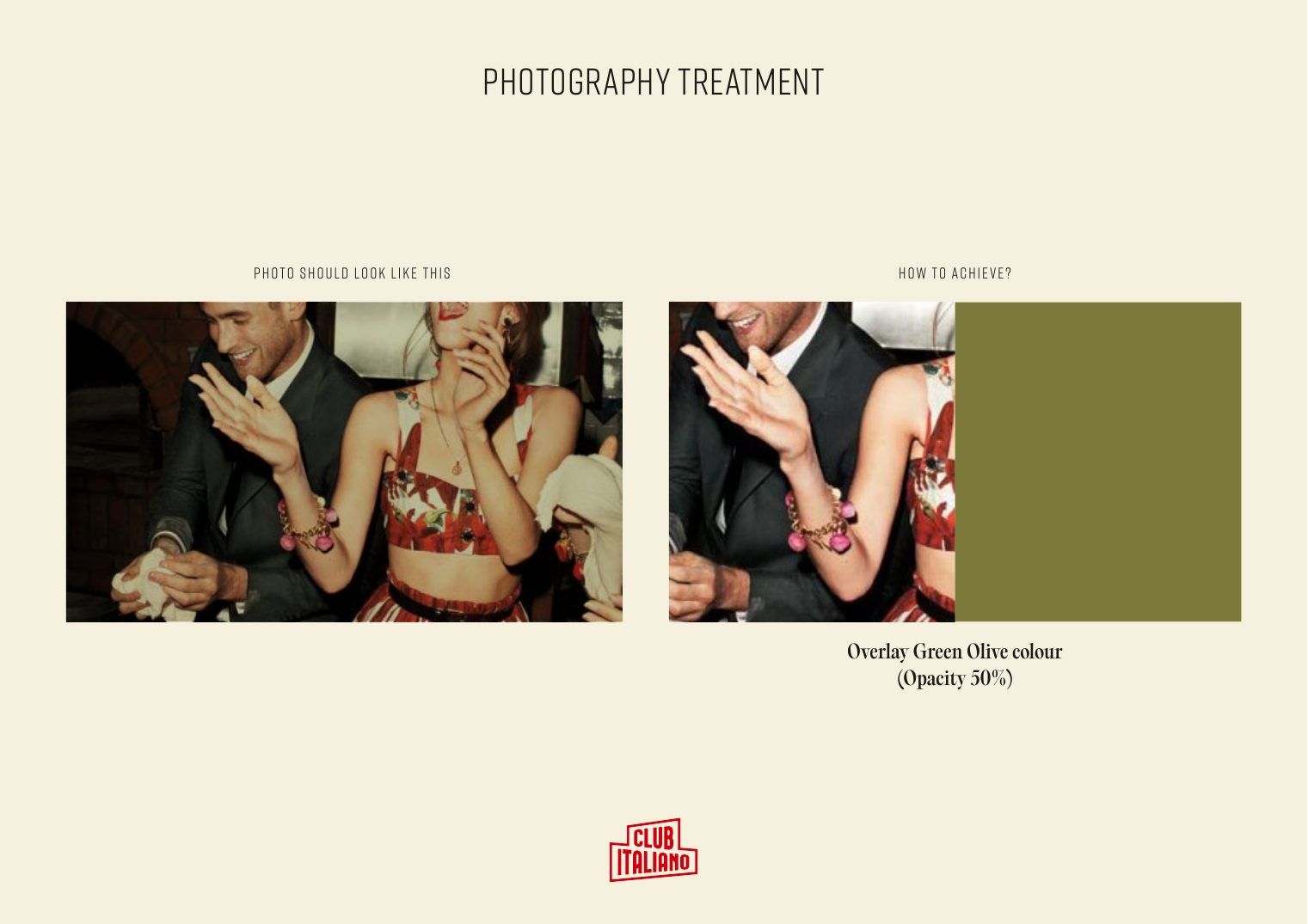 Photography treatment